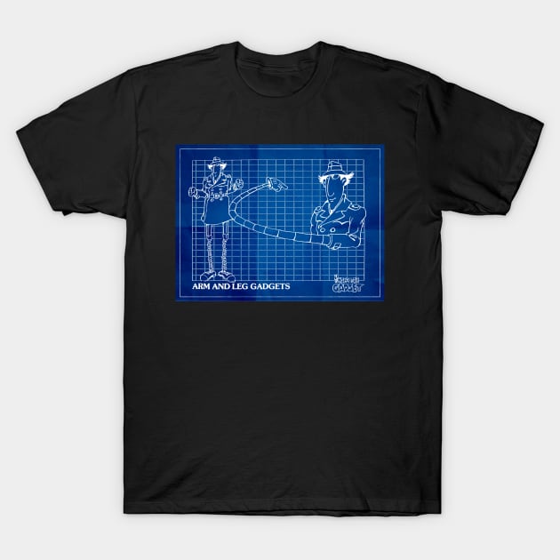 Gadget Arms and Legs T-Shirt by BigOrangeShirtShop